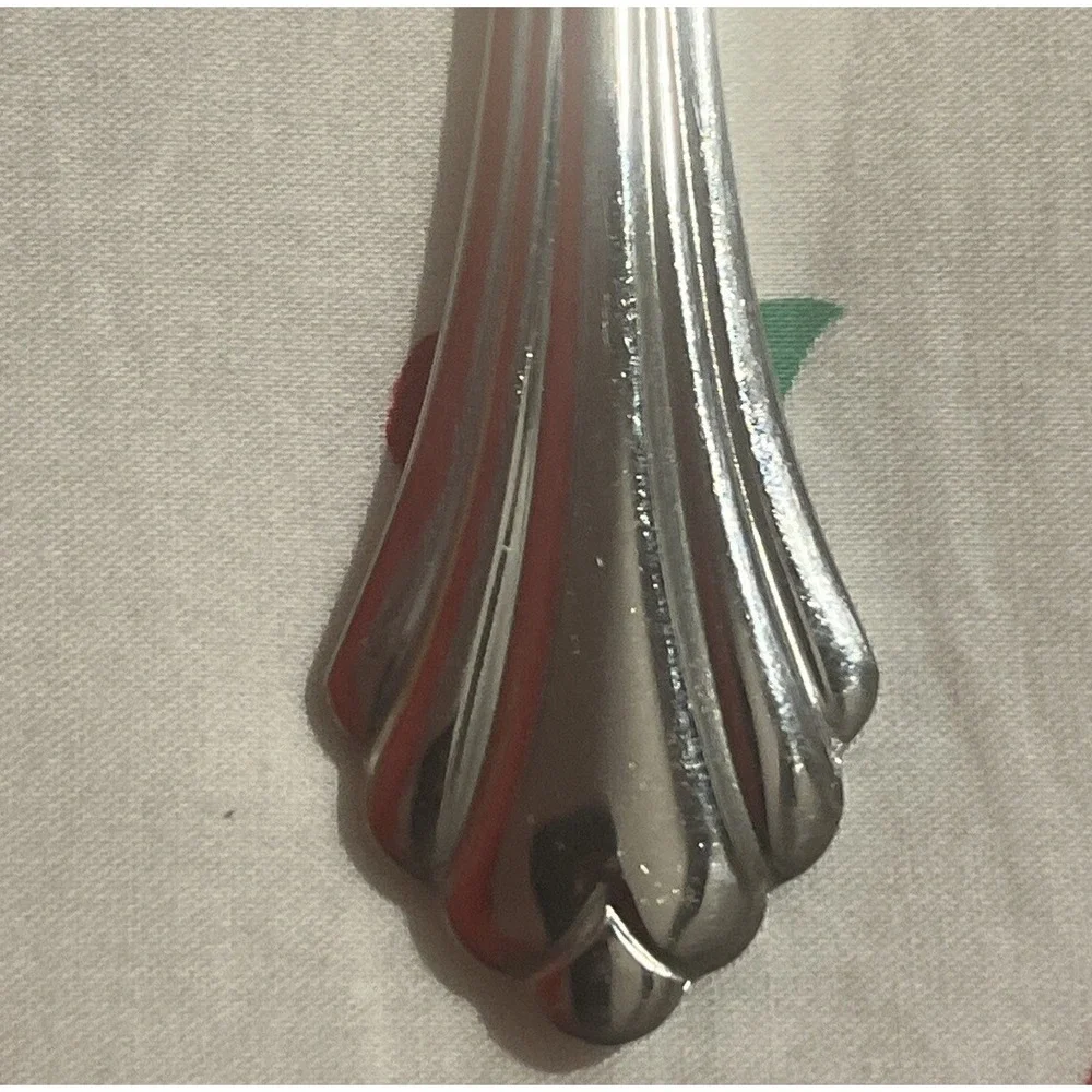 Vintage Oneida BANCROFT‎ 18/8 Stainless Flatware Silverware Serving Meat Fork